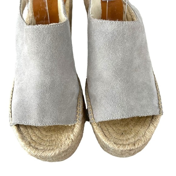 SOLUDOS Sevilla Espadrille Slingback Platform Sandal in Stone Size 10 - Picture 8 of 16